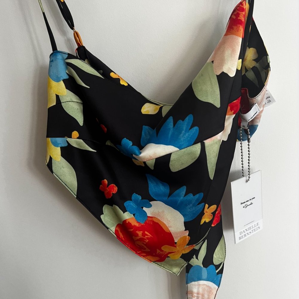 Danielle Bernstien WeWoreWhat bandana top